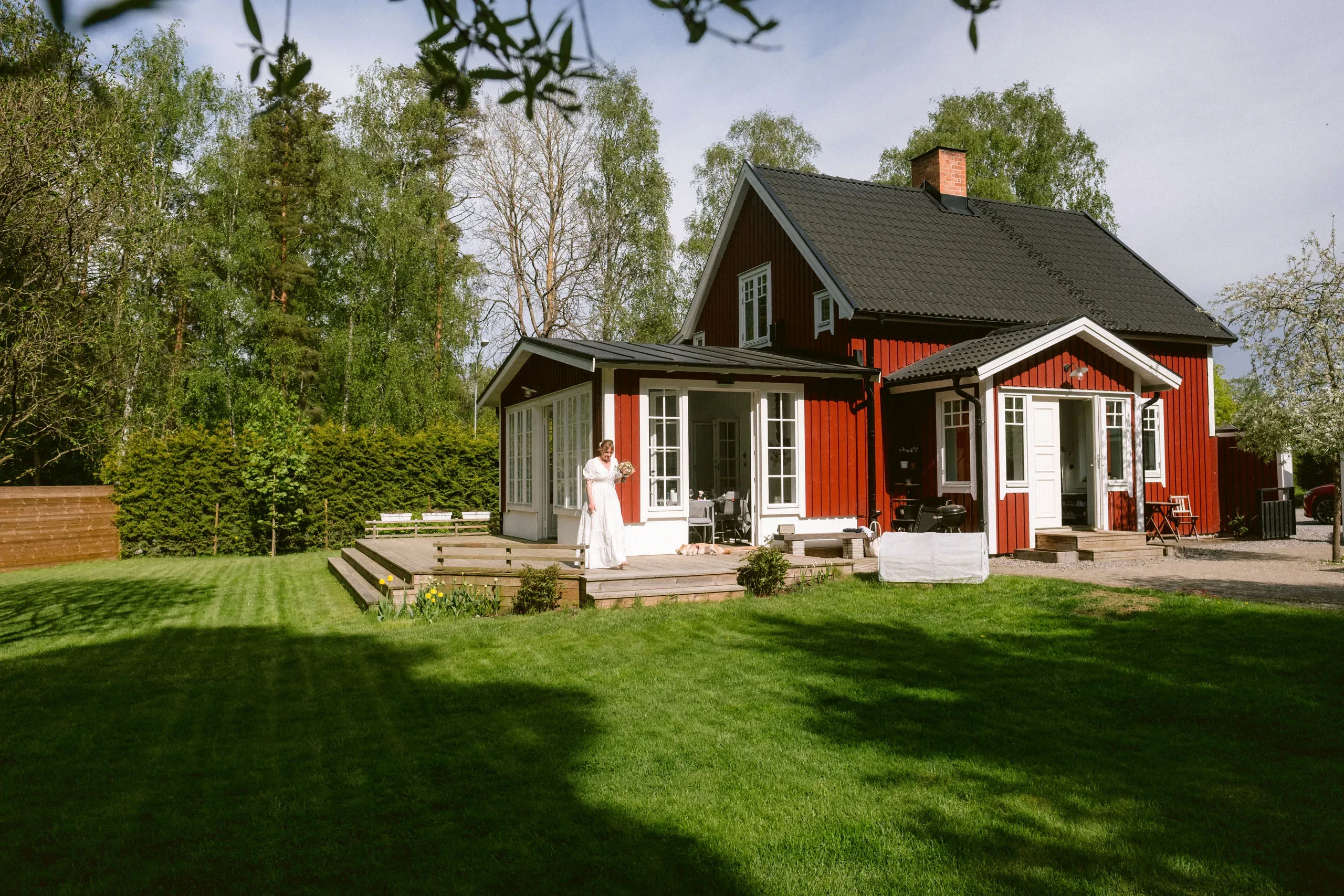 Camilla & Robin – trädgårdsbröllop i Stigtomta