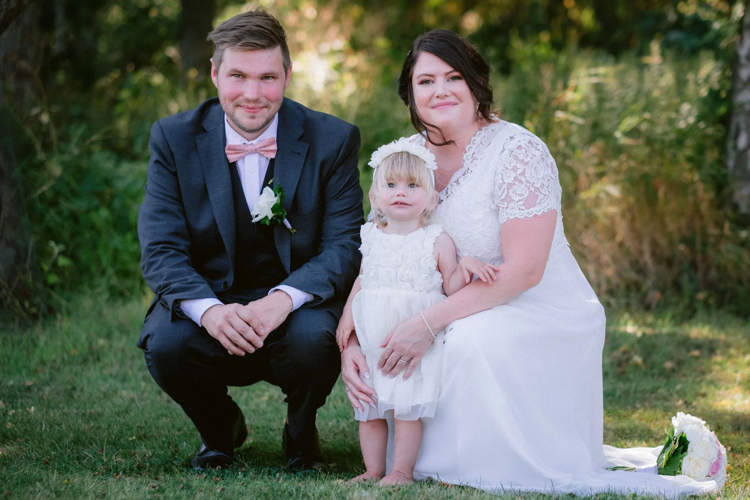 Annika & Erik under sin borgliga vigsel i Oxelösund bild 1