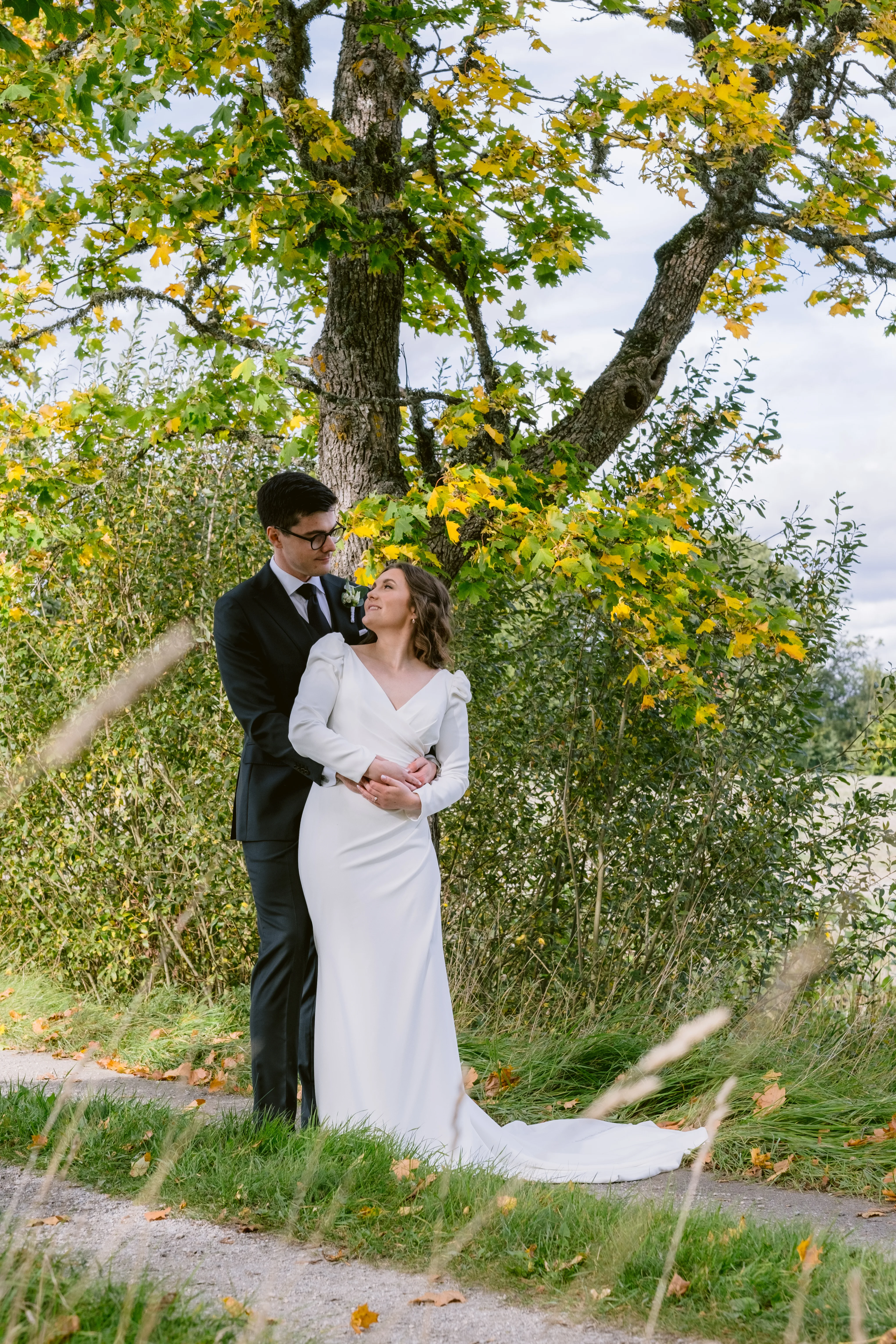 Jessica & Daniel under sitt bröllop på Rosenhanska Magasinet utanför Nyköping bild 17