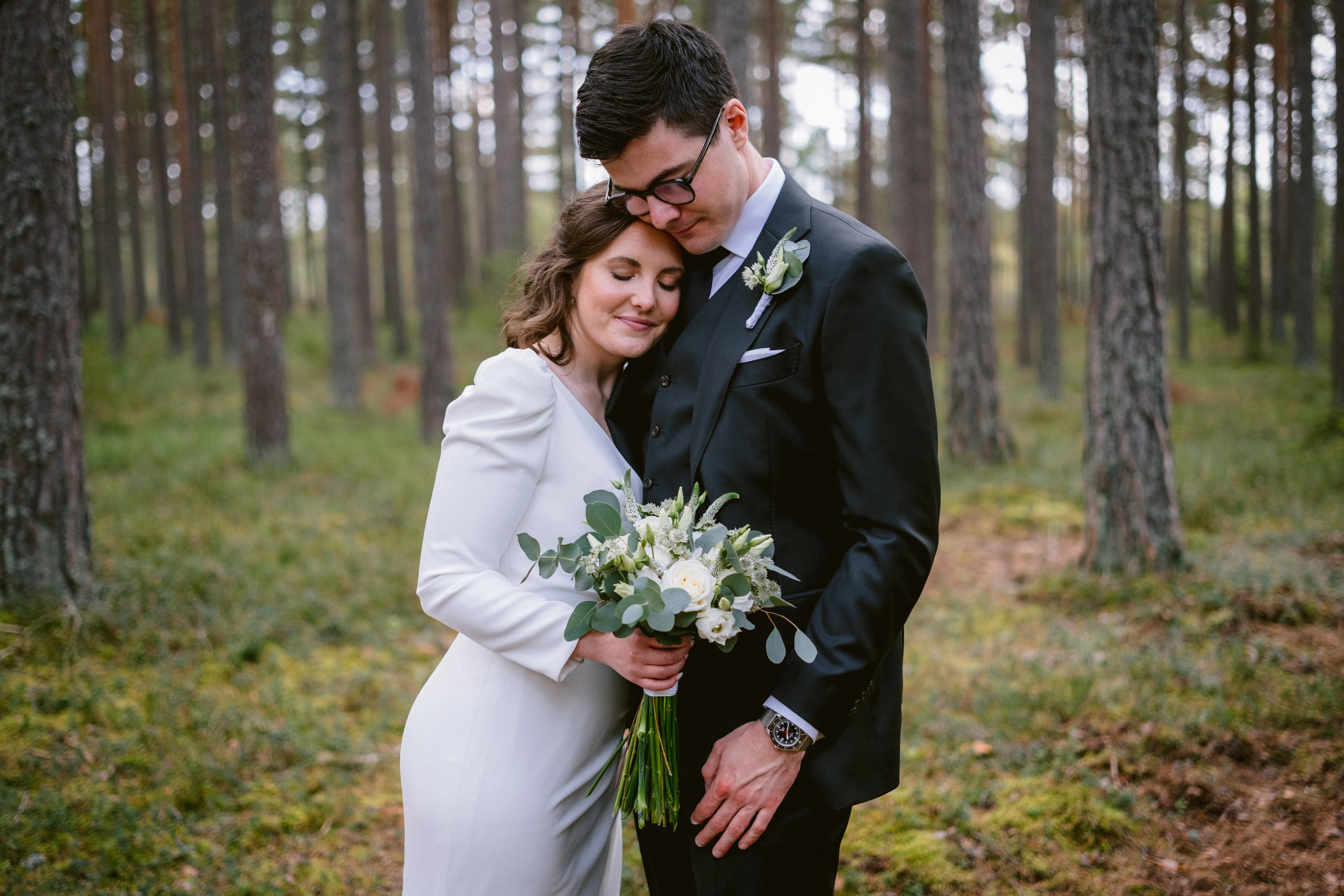 Jessica & Daniel under sitt bröllop på Rosenhanska Magasinet utanför Nyköping bild 19