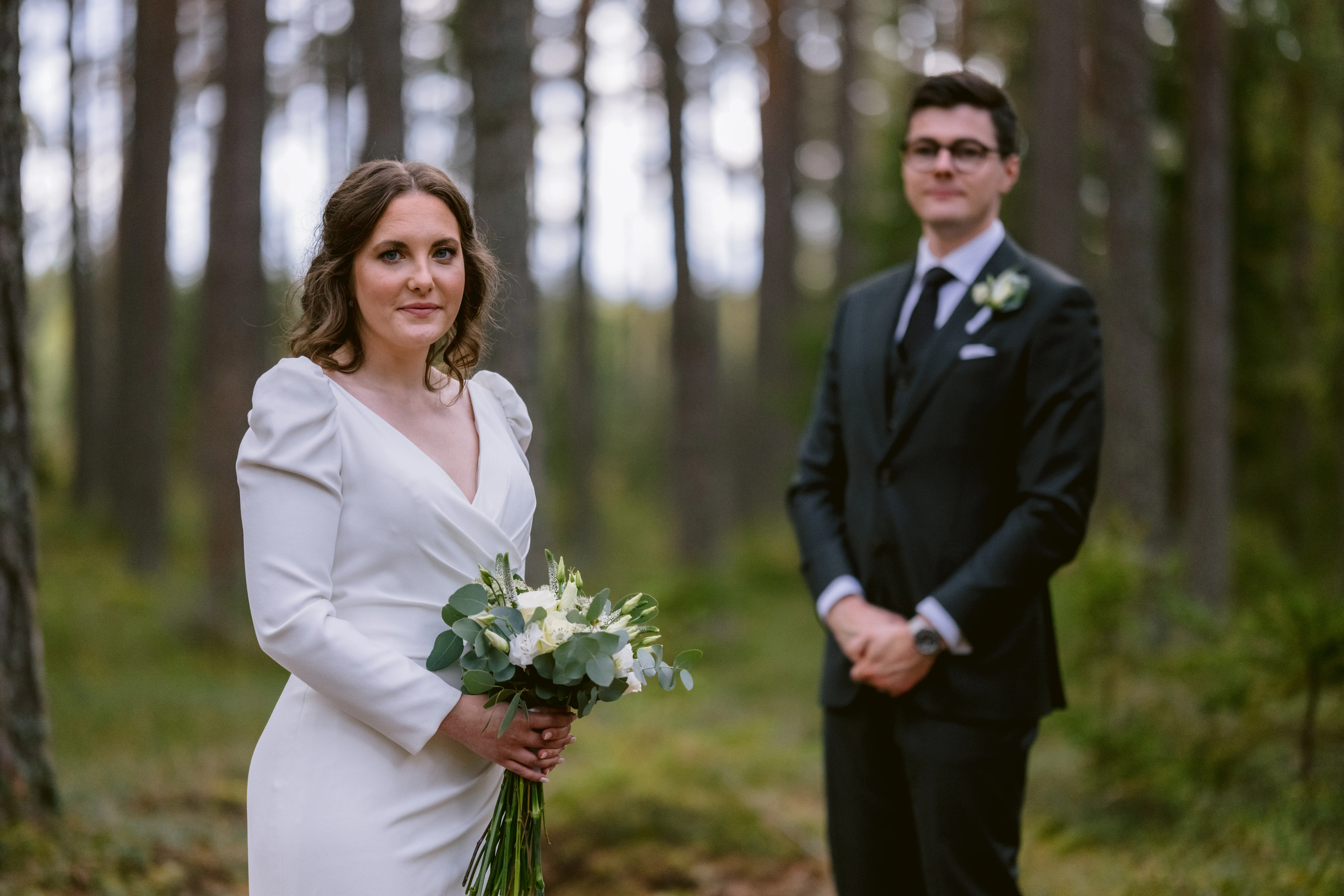 Jessica & Daniel under sitt bröllop på Rosenhanska Magasinet utanför Nyköping bild 20