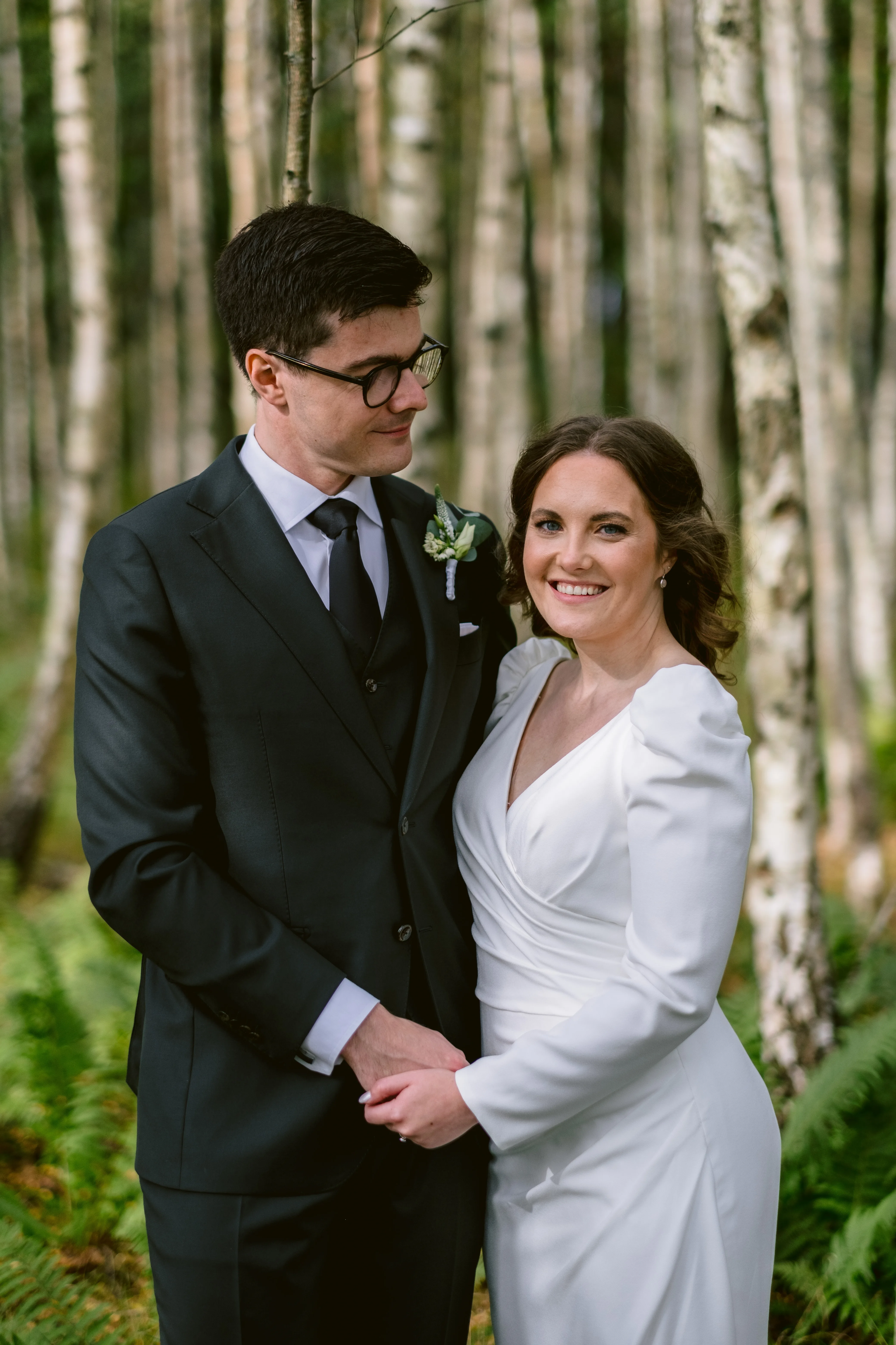 Jessica & Daniel under sitt bröllop på Rosenhanska Magasinet utanför Nyköping bild 26