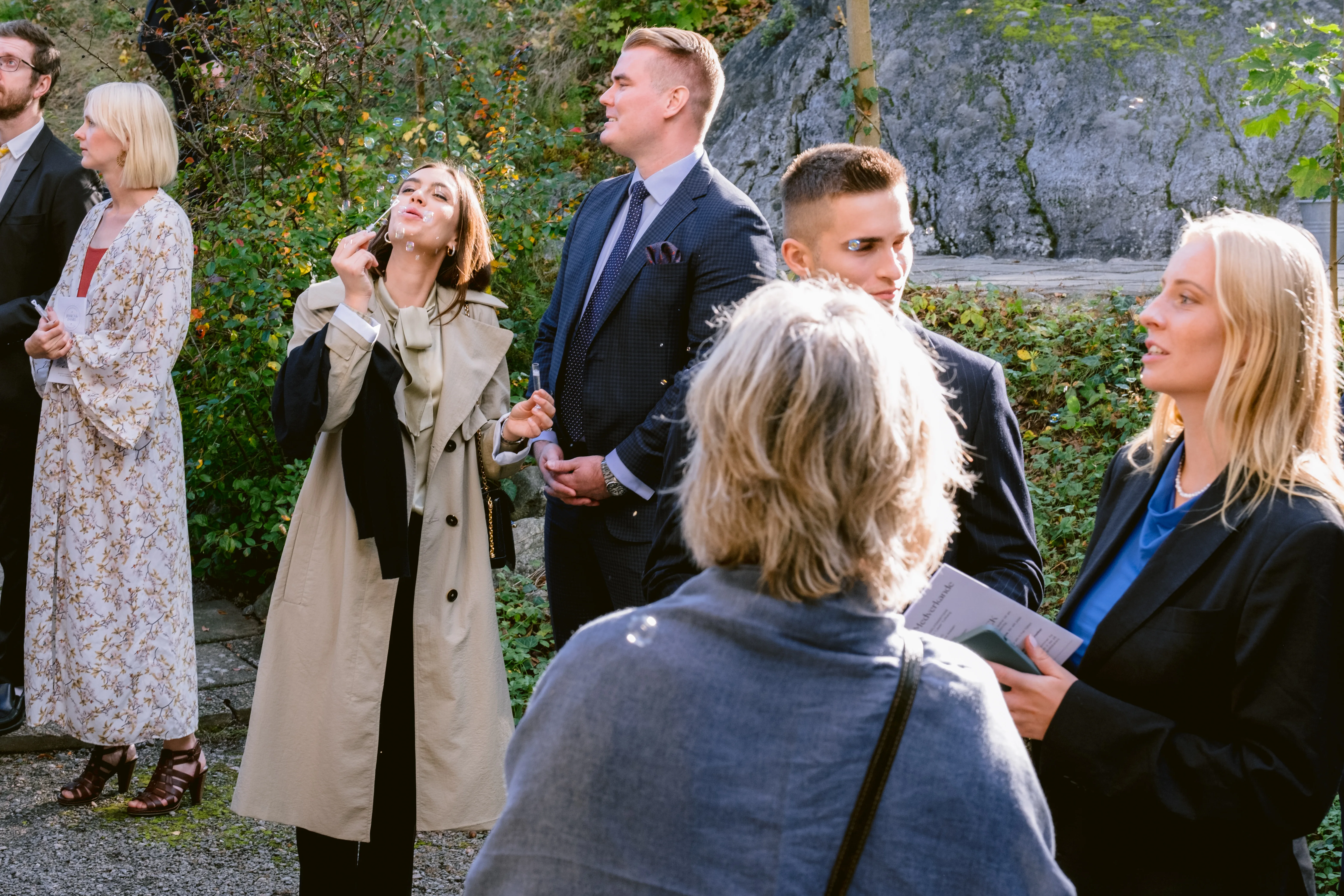 Jessica & Daniel under sitt bröllop på Rosenhanska Magasinet utanför Nyköping bild 38