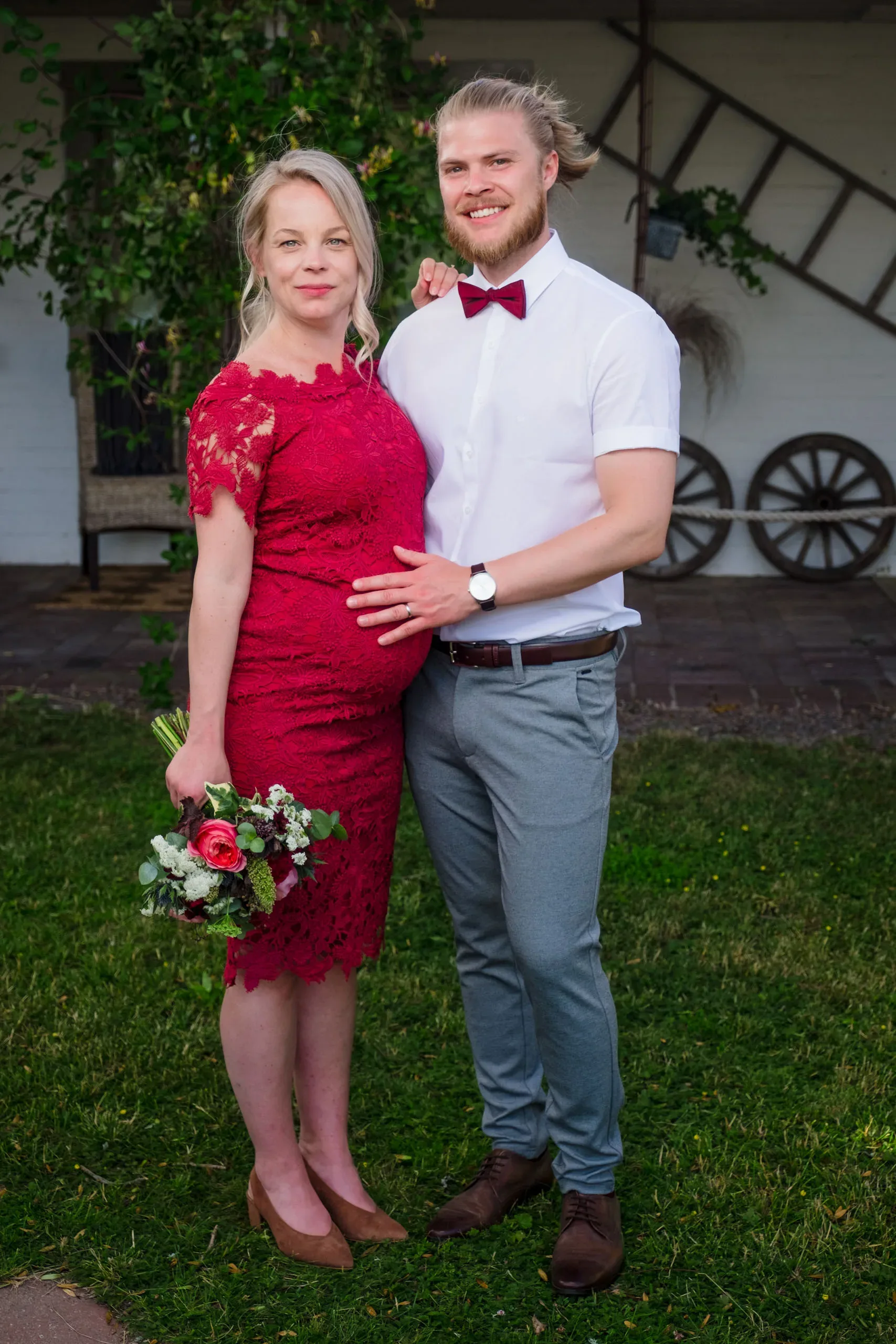 Linn & Linus under sin borgliga vigsel i Södermanland bild 23