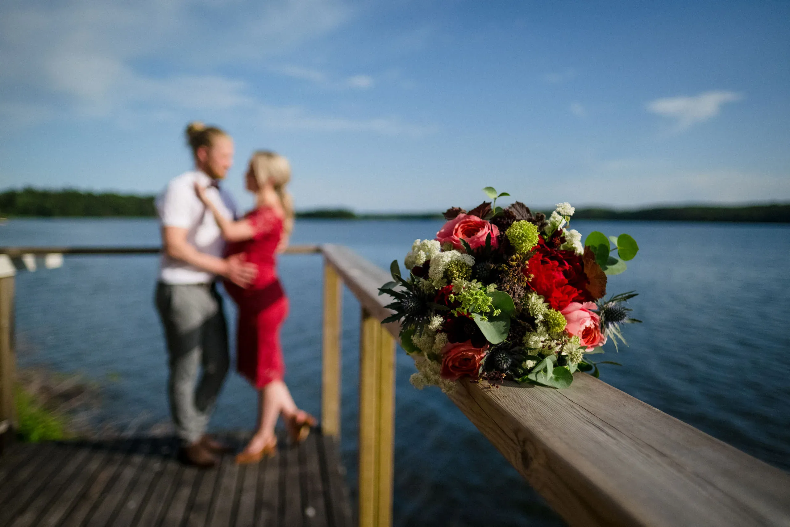 Linn & Linus under sin borgliga vigsel i Södermanland bild 7